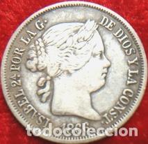 Monedas Franco: moneda espana isabel 2a 40 ctv 1866 cod 32079 - Foto 1