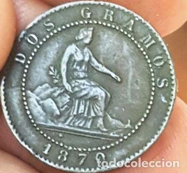 Monedas Franco: moneda espana 2 centimos 1870 ref 495 - Foto 1