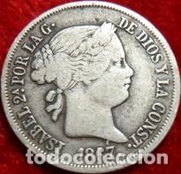 Monedas Franco: moneda espana isabel 2a 40 ctv 1867 cod 32053 - Foto 1