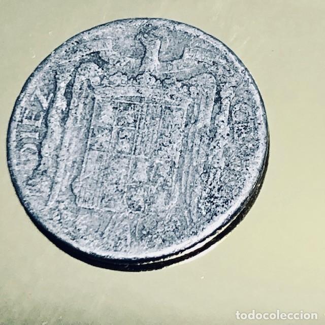 Monedas Franco: 10 CENTIMOS 1945 MADRID - FRANCO - Foto 2