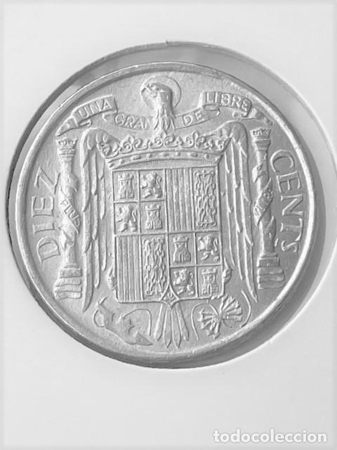 Monedas Franco: 10 CENTIMOS 1941 - FRANCO - Foto 2