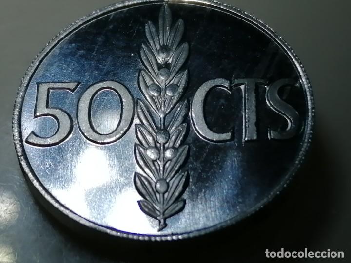 Monedas Franco: 50 C&Eacute;NTIMOS 1966 / 74. PROOF. - Foto 12
