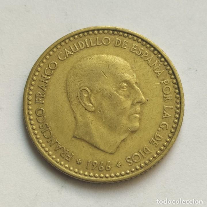 Monedas Franco: ## 1 Peseta 1966* 72 ## - Foto 1