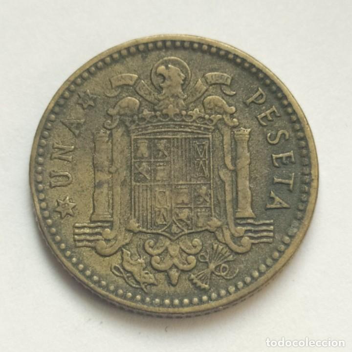 Monedas Franco: ## 1 Peseta 1953 * 62 ## - Foto 2