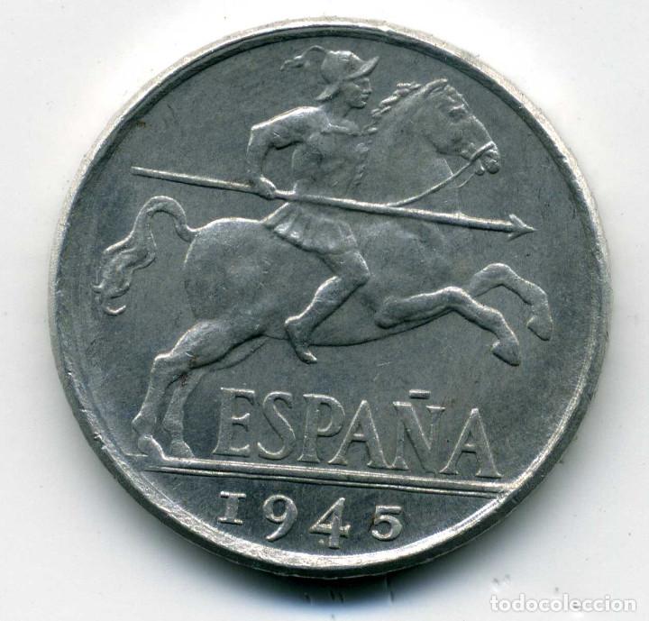 Monedas Franco: 10 CENTIMOS 1945 MADRID - S/C - Foto 1