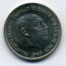 Monedas Franco: 5 PESETAS 1949 (*19-49) MADRID - S/C