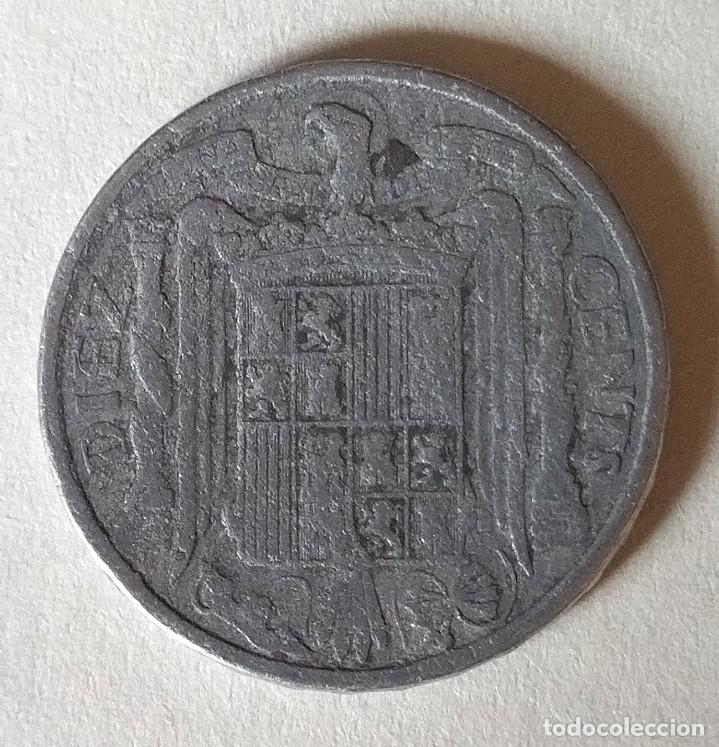 Monedas Franco: 10 CENTIMOS 1940 - Foto 2
