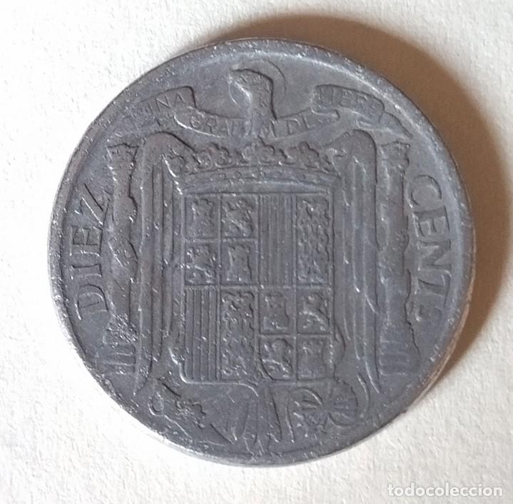 Monedas Franco: 10 CENTIMOS 1940 - Foto 2