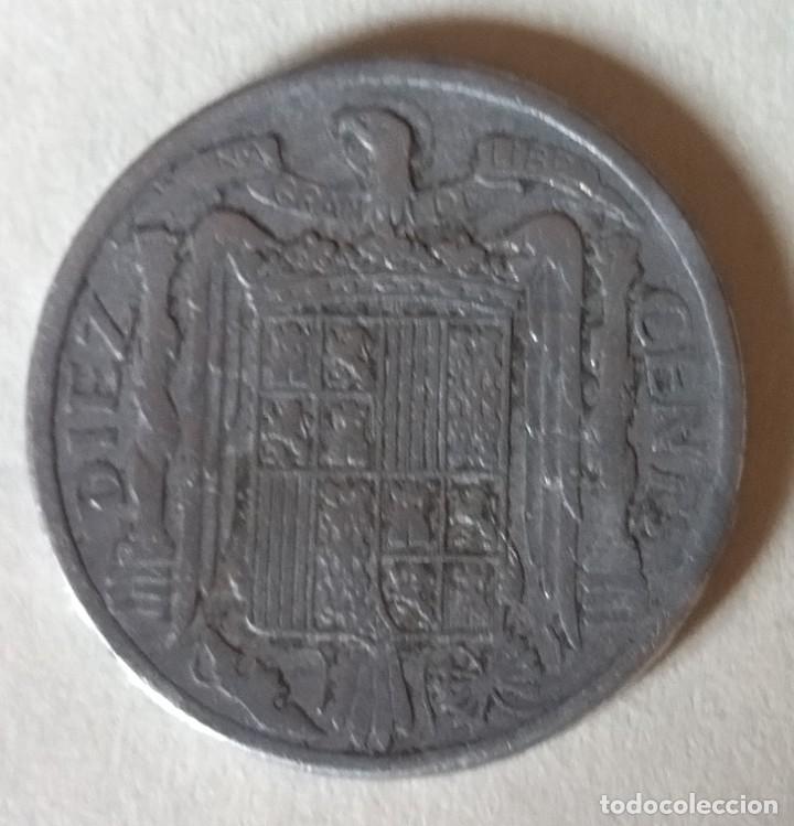 Monedas Franco: 10 CENTIMOS 1940 - Foto 2