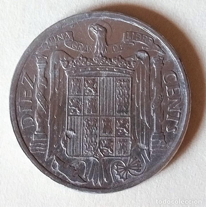 Monedas Franco: 10 CENTIMOS 1953 - Foto 2