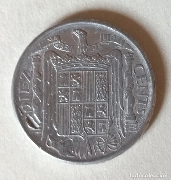 Monedas Franco: 10 CENTIMOS 1953 - Foto 2
