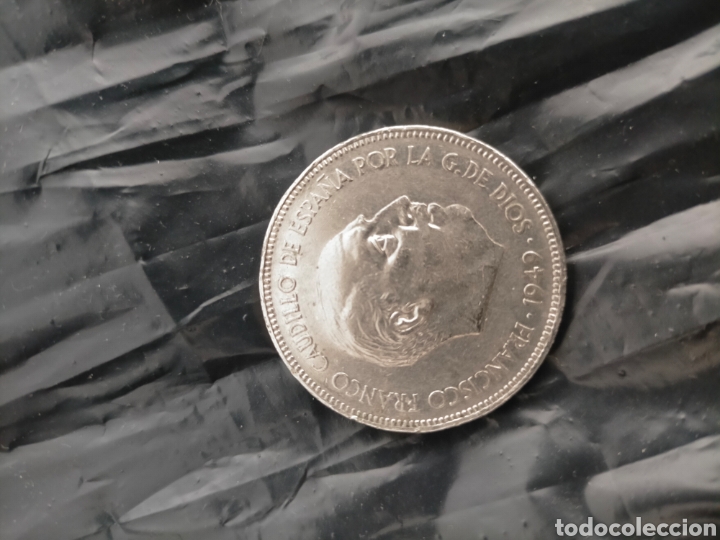 Monedas Franco: MONEDA 5 PESETAS 1949 * 49 - Foto 1
