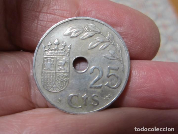 Monedas Franco: MONEDA DE 25 C&Eacute;NTIMOS DE 1937 - Foto 2