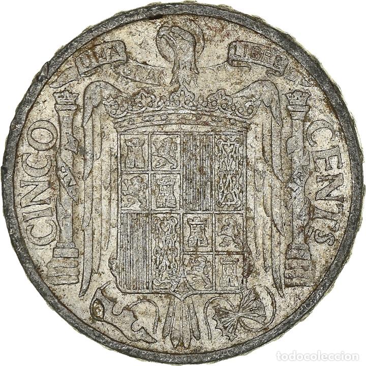 Monedas Franco: [#965131] Moneda, Espa&ntilde;a, 5 Centimos, 1945 - Foto 2