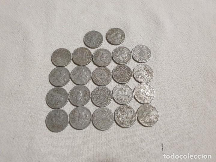 Monedas Franco: Lote de 22 monedas de 5 c&eacute;ntimos - 1940 - Foto 1