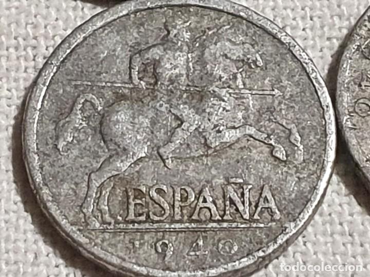 Monedas Franco: Lote de 22 monedas de 5 c&eacute;ntimos - 1940 - Foto 2