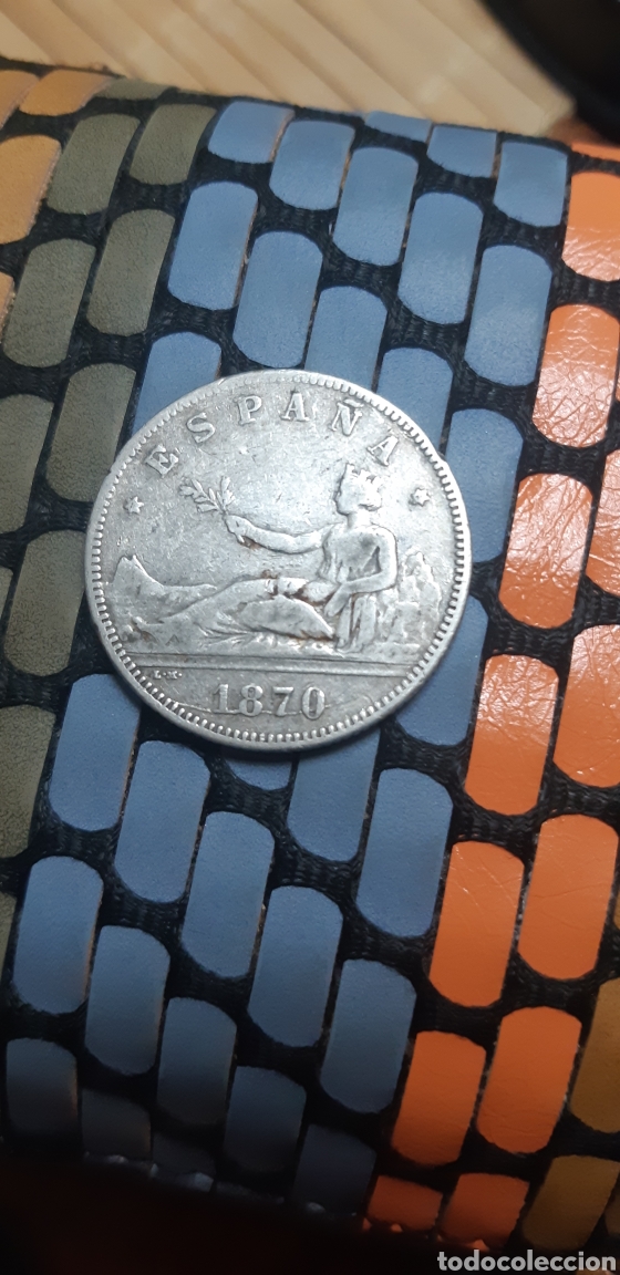Monedas Franco: Moneda plata 1870 REBAJADA!! - Foto 1
