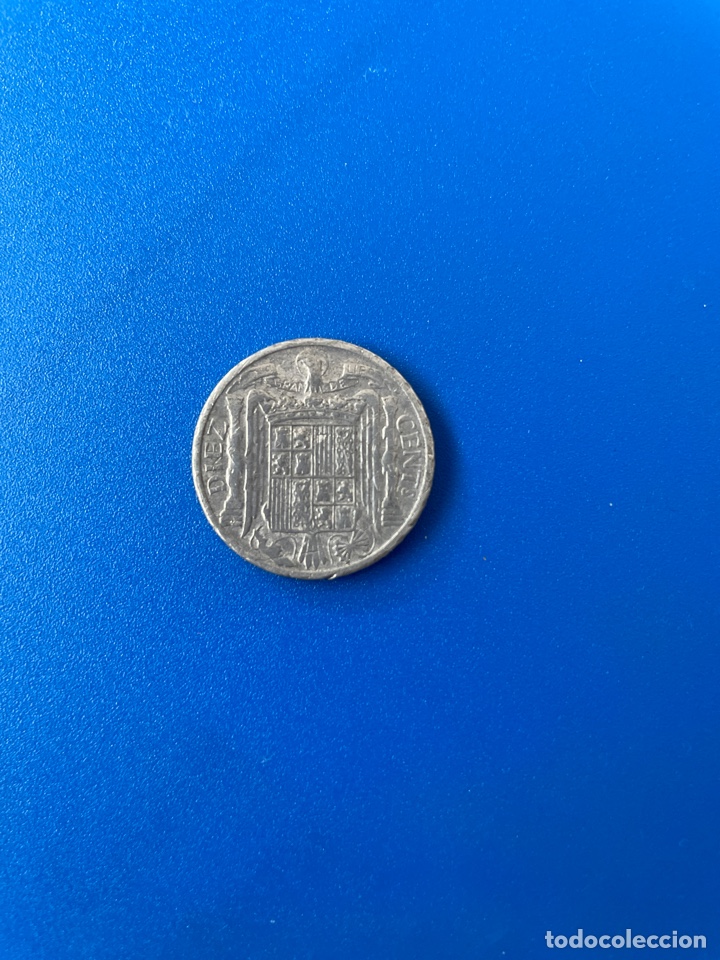 Monedas Franco: 10 c&eacute;ntimos de 1945 - Foto 2