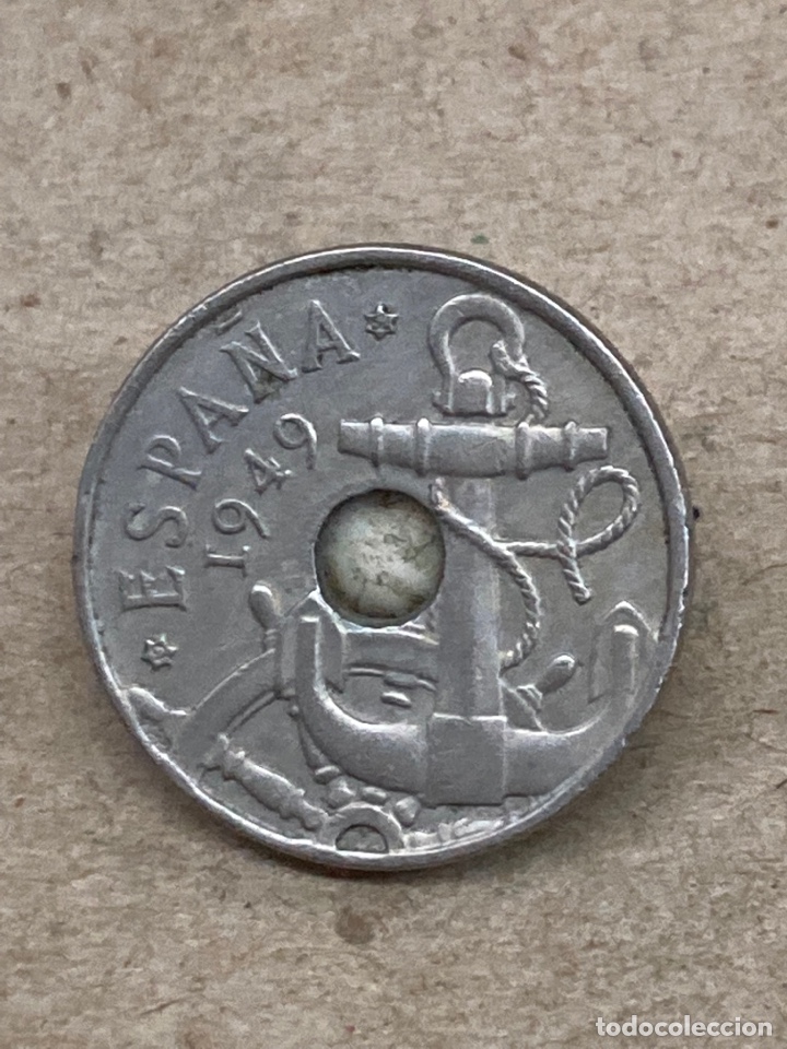 Monedas Franco: Moneda 50 c&eacute;ntimos 1949 - Foto 2