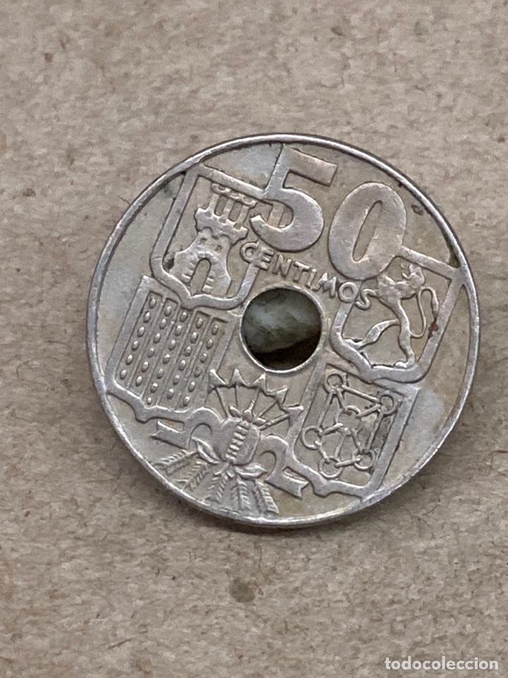 Monedas Franco: Moneda 50 c&eacute;ntimos 1949 - Foto 1