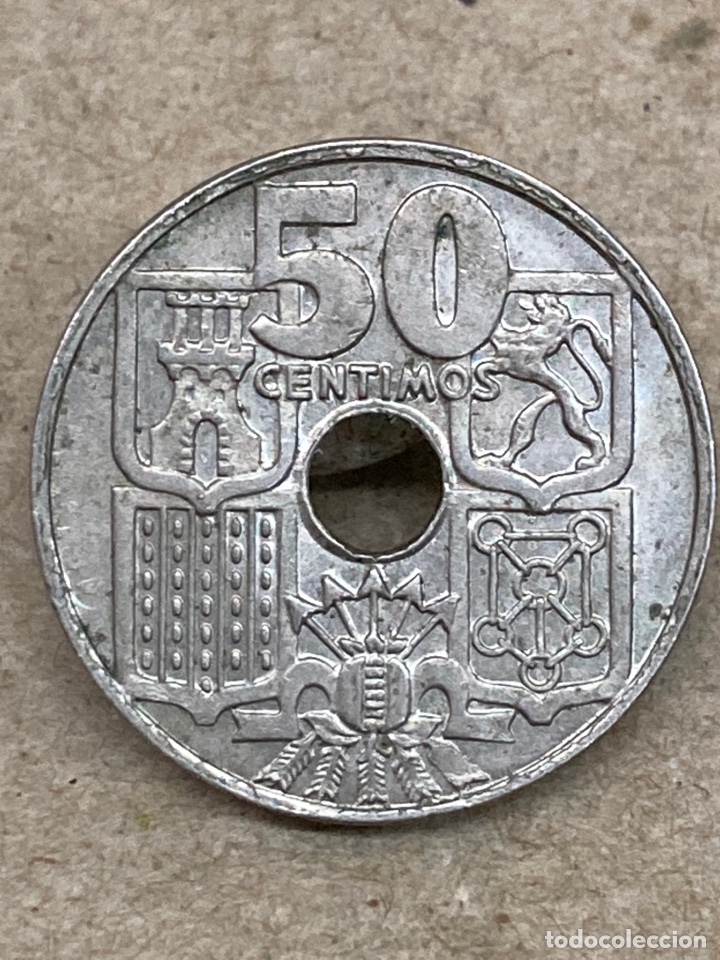 Monedas Franco: Moneda 50 c&eacute;ntimos 1963 - Foto 2
