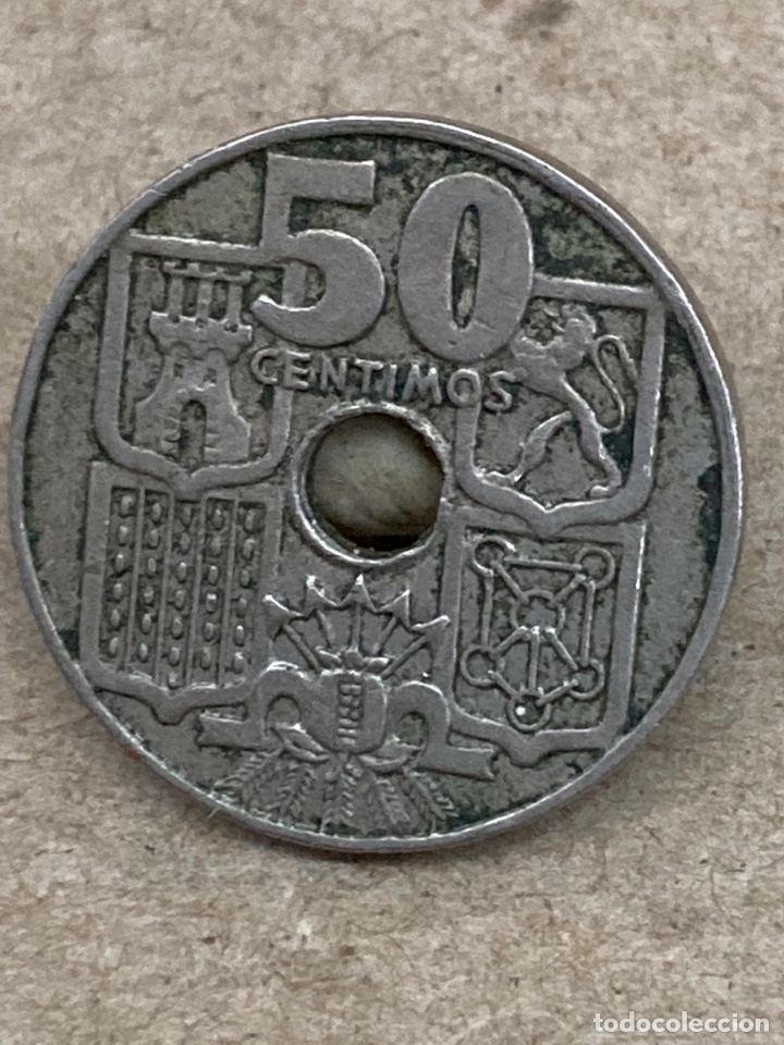 Monedas Franco: Moneda de 50 c&eacute;ntimos 1963 - Foto 2