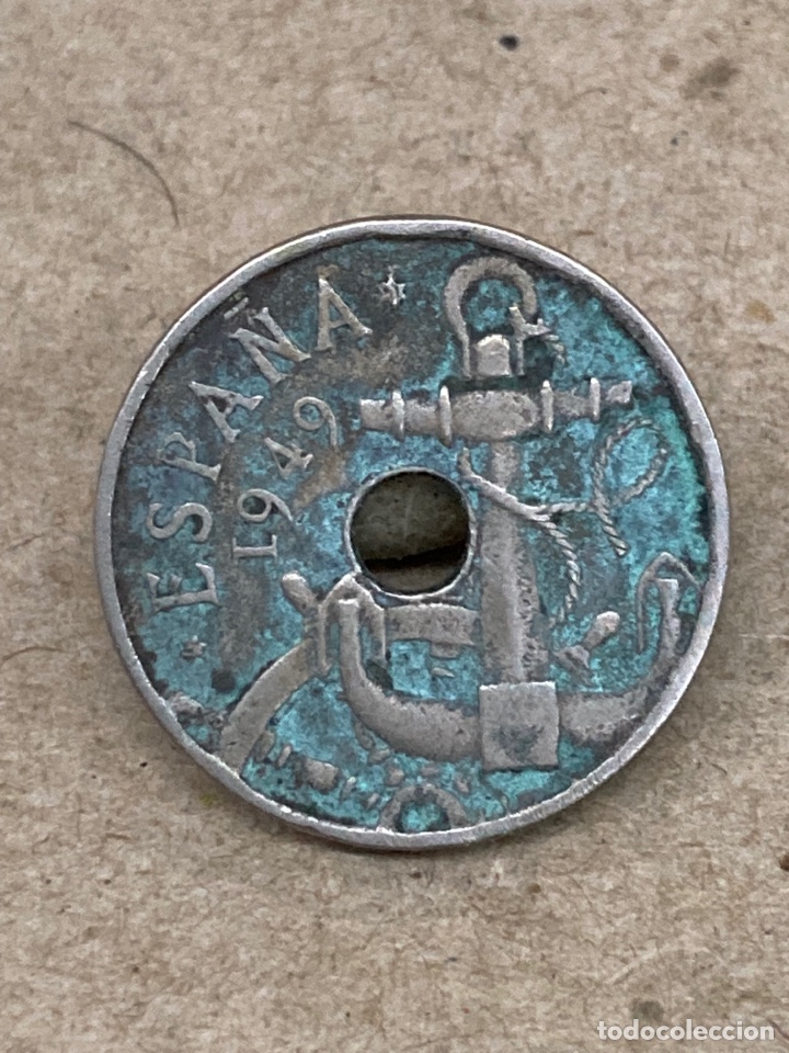 Monedas Franco: Moneda de 50 c&eacute;ntimos 1949 - Foto 1