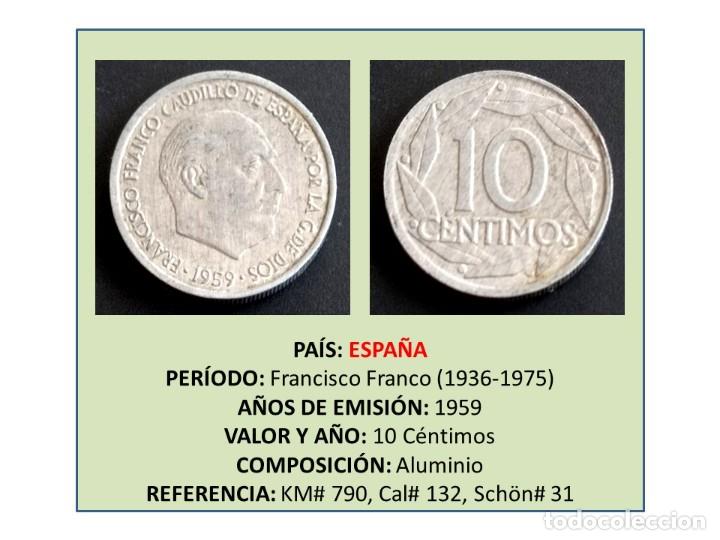 Monedas Franco: MONEDA DE 10 C&Eacute;NTIMOS (1959) (ESPA&Ntilde;A) - Foto 1