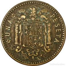 Monedas Franco: ESPAÑA. 1 PESETA 1947 *49 (DICTADURA DE FRANCO). KM# 775. (170).. Lote 329389503