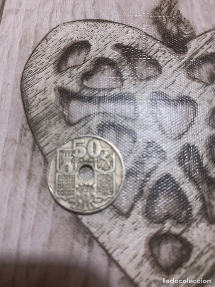 Monedas Franco: Moneda 50 c&eacute;ntimos 1949 *52 - Foto 2