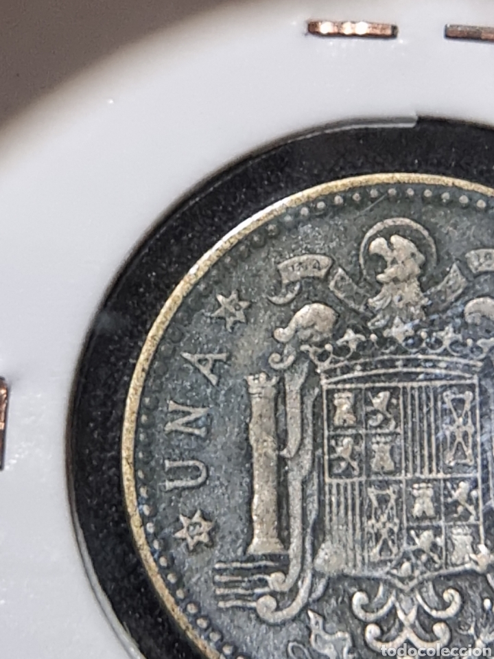 Monedas Franco: 1 PESETA 1947 ( 48 ) - Foto 3