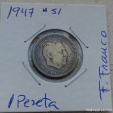 Monedas Franco: 1 PESETA - AÑO 1947 *51 - ESTADO ESPAÑOL. Lote 376213789