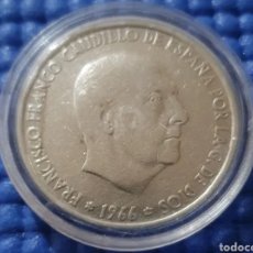 Monedas Franco: 100 PESETAS FRANCISCO FRANCO. 1966. ESTRELLAS 19 66. PLATA.. Lote 322213858