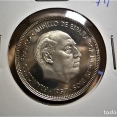 Monedas Franco: A93/ 50 PESETAS 1957 *74 PROOF PROCEDE DE LA CARTERA OFICIAL. Lote 387951179