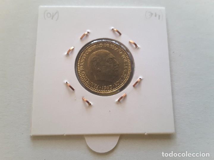 Monedas Franco: 1 peseta Estado Espa&ntilde;ol - Foto 2