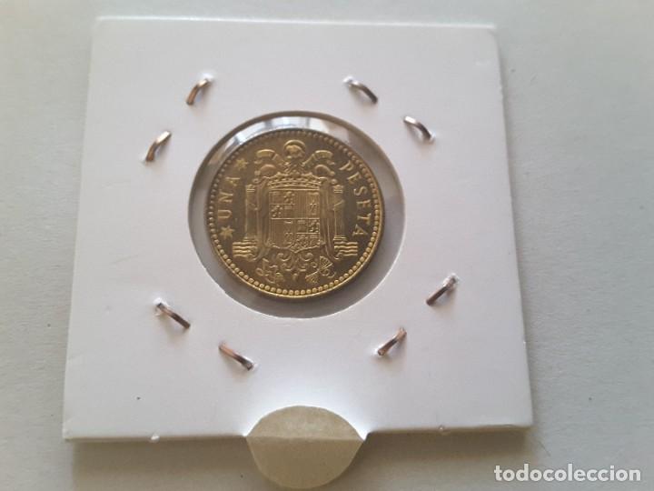 Monedas Franco: 1 peseta Estado Espa&ntilde;ol - Foto 2