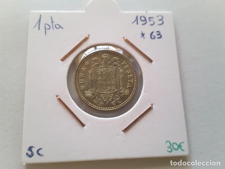 Monedas Franco: 1 peseta Estado Espa&ntilde;ol - Foto 1