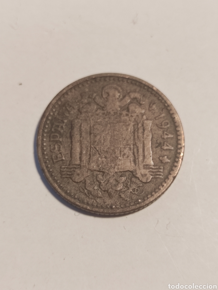 Monedas Franco: Moneda 1 peseta 1944 - Foto 2