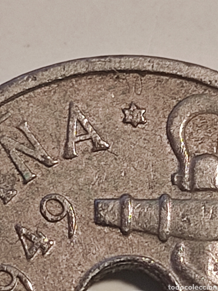 Monedas Franco: Moneda 50 c&eacute;ntimos 1949 *54 - Foto 2