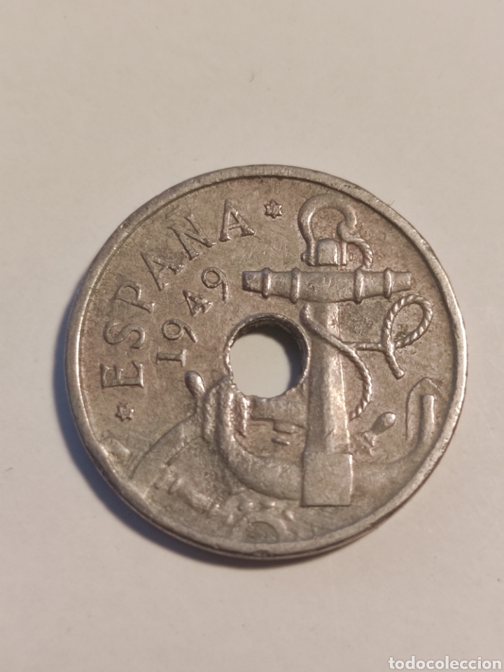 Monedas Franco: Moneda 50 c&eacute;ntimos 1949 *54 - Foto 1