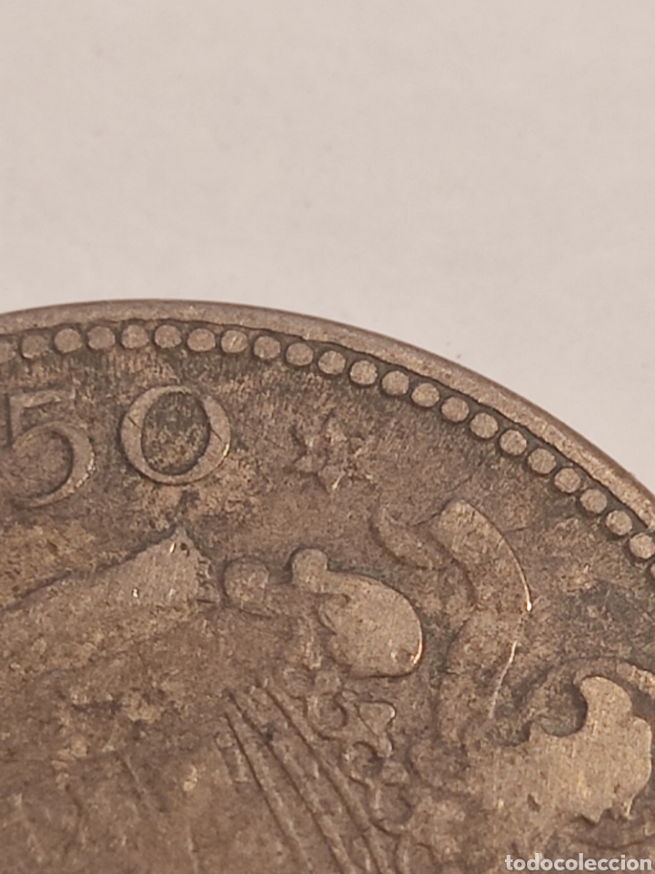 Monedas Franco: Moneda 2,5 pesetas 1953 *54 - Foto 2