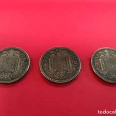 Monete Franco: 2,5 PESETAS 1953 ESTRELLAS 56, LOTE DE 3 MONEDAS. Lote 334356623