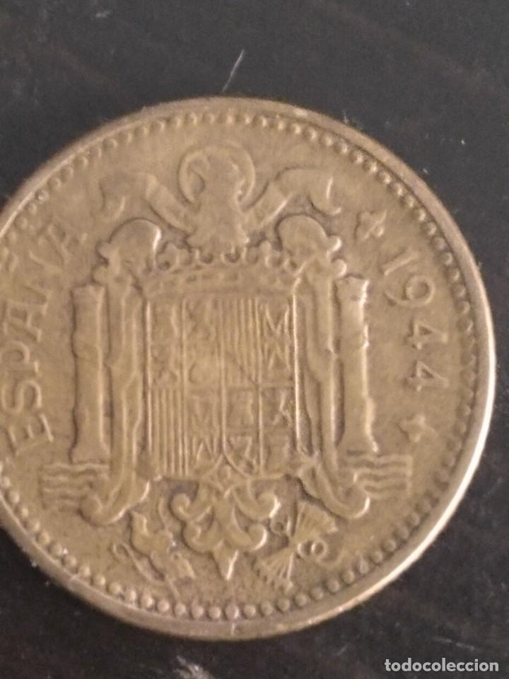 Monedas Franco: 1 PESETA DE 1944 - Foto 3