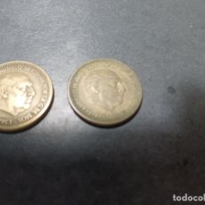 Monedas Franco: 2 MONEDAS DE 2.5 PESETAS FRANCO 1953 ESTRELLAS 54. Lote 335342303
