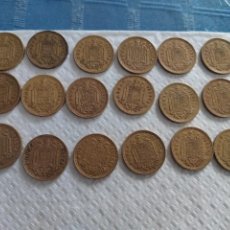 Monedas Franco: LOTE 18 MONEDAS DE 1 PESETA DE FRANCO 1966 ESTRELLA * 70. Lote 336387713