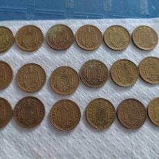 Monedas Franco: LOTE 18 MONEDAS DE 1 PESETA DE FRANCO 1966 ESTRELLA * 69. Lote 336389378