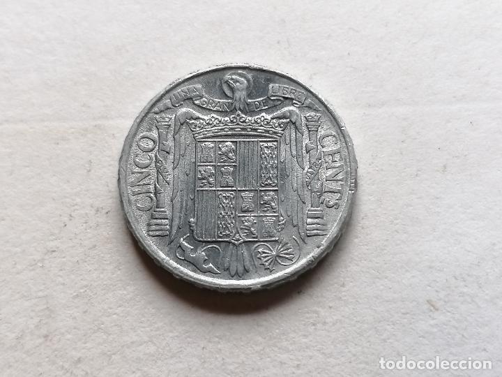 Monedas Franco: MONEDA CINCO CENTIMOS, 1941 PLVS - Foto 2