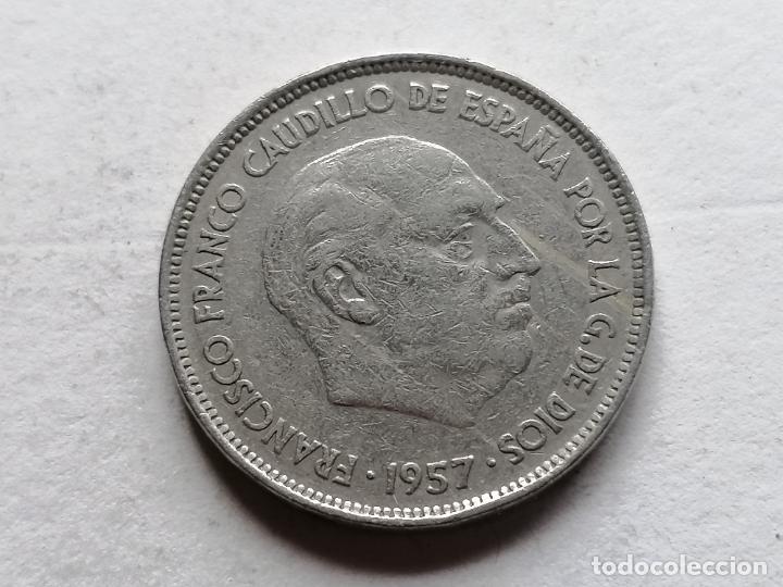 Monedas Franco: MONEDA 25 PTAS, 1957, ESTRELLA 70 - Foto 1