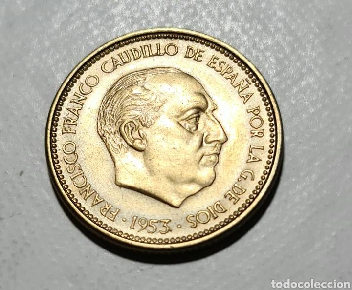 PRECIOSA MONEDA DE 2,50 PESETAS 1953 *68 PRUEBA!!!!! (Numismática - España Modernas y Contemporáneas - Estado Español)