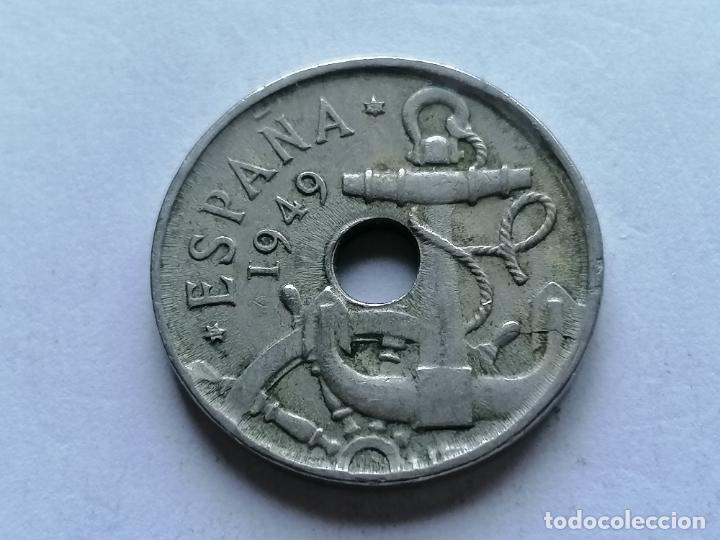 Monedas Franco: MONEDA 50 CENTIMOS 1949 - Foto 2